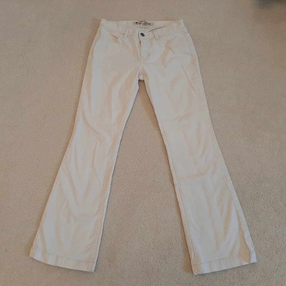 Long and Lean white jeans